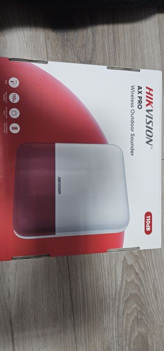 Sirena exterior alarma hikvision