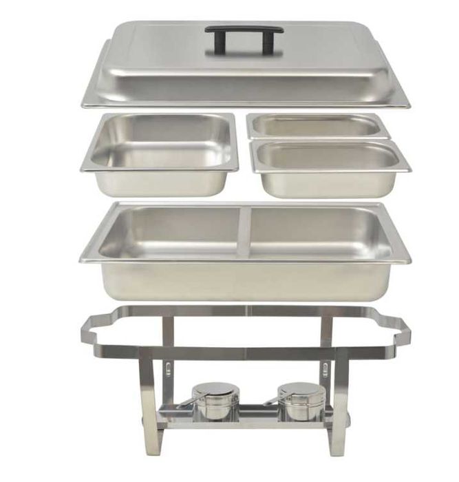 Комплект съдове за бен мари,Valgus 9L, Chafing Dish Бюфет Chafer Set