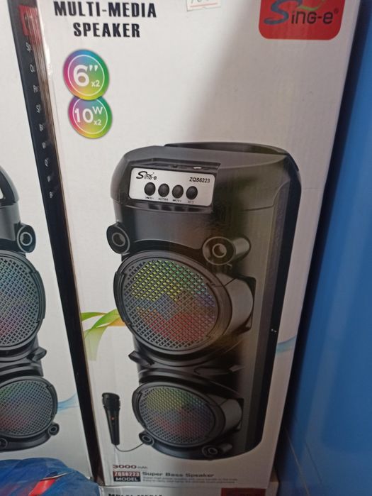 Блютуз колонка караоке