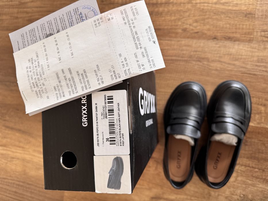 Pantofi piele dama nr 36 Gryxx Noi! Încălțăminte pentru femei