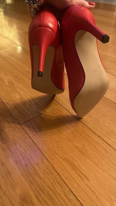 Pantofi stiletto piele mar 34