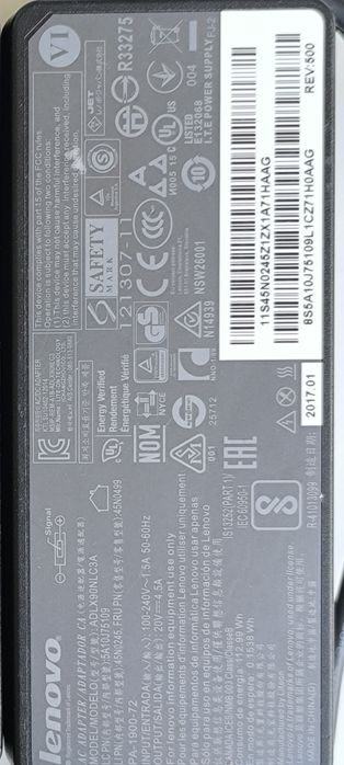 90W Lenovo зарядно за лаптоп