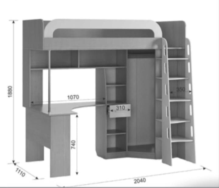 Продам детский гарнитур, состояние отличное