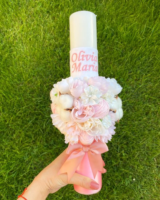 Lumari pentru botez hand made