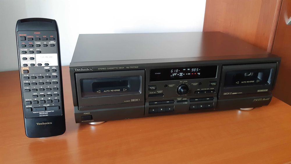 Technics line, deck RS TR 373 M2, receiver SA-EX300 cu telecomanda, cd player SL-PG490