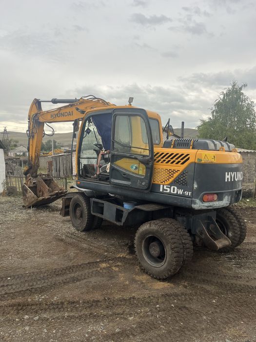 Услуга, аренда, заказ экскаватор колесный, полноповоротный