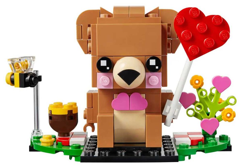 LEGO "BrickHeadz" — 40379 Valentines Bear.