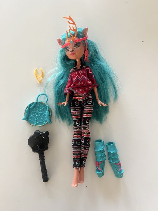 Monster High Isi Dawndancer – păpușă de colecție + accesorii