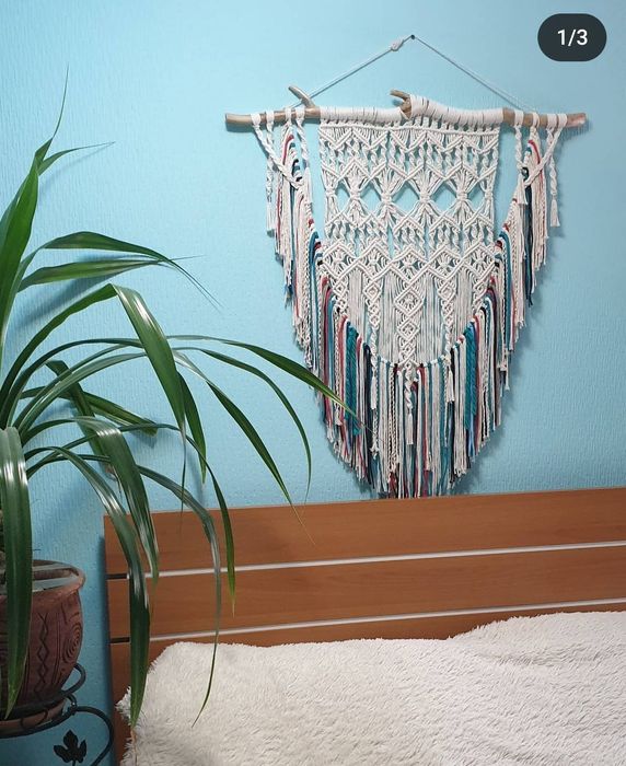 Макраме панно, абажуры, шторы