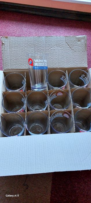 Set pahare noi nefolosite