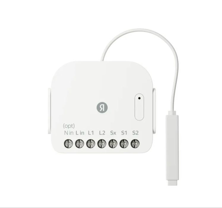 Умное реле Яндекс, двухканальное, Zigbee, работает с Алисой