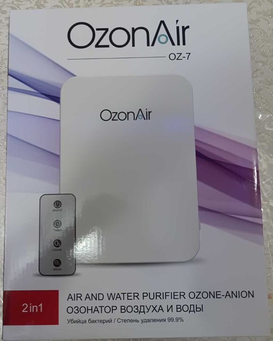 OzonAir OZ-7 ozonatori xonadoningizda mussaffo va toza havo kafolati
