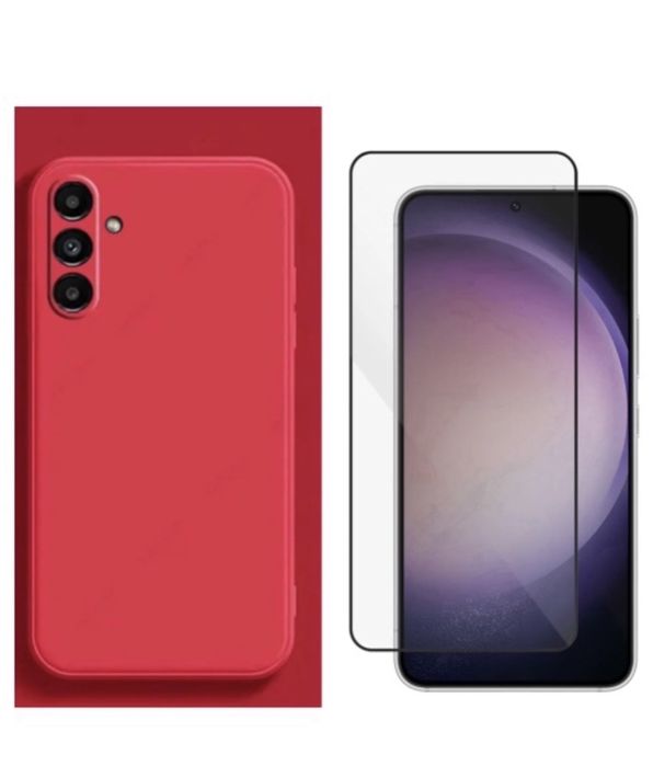 Samsung A51/A52/A53/A54/A55/A56 Husa Catifea X LEVEL+Folie Sticla 0.2M