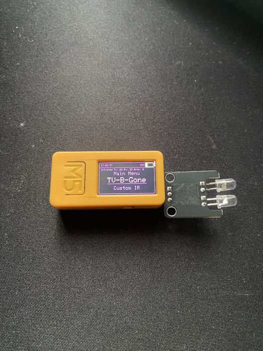 M5 StickC Plus2 (mini flipper zero) Cu modul de cc1101 si NRF24+ Modul de IR