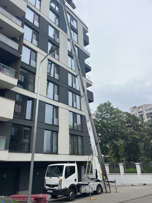 Автовишка,Телфер,Сълба за качване на материали!