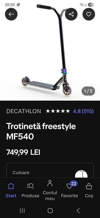 Trotineta freestyle MF540