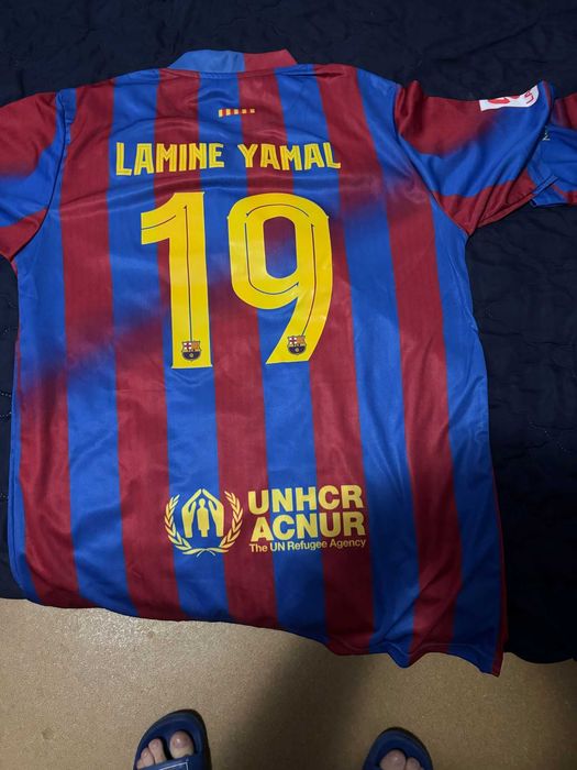 Tricou Fotbal Lamine Yamal si raphinha