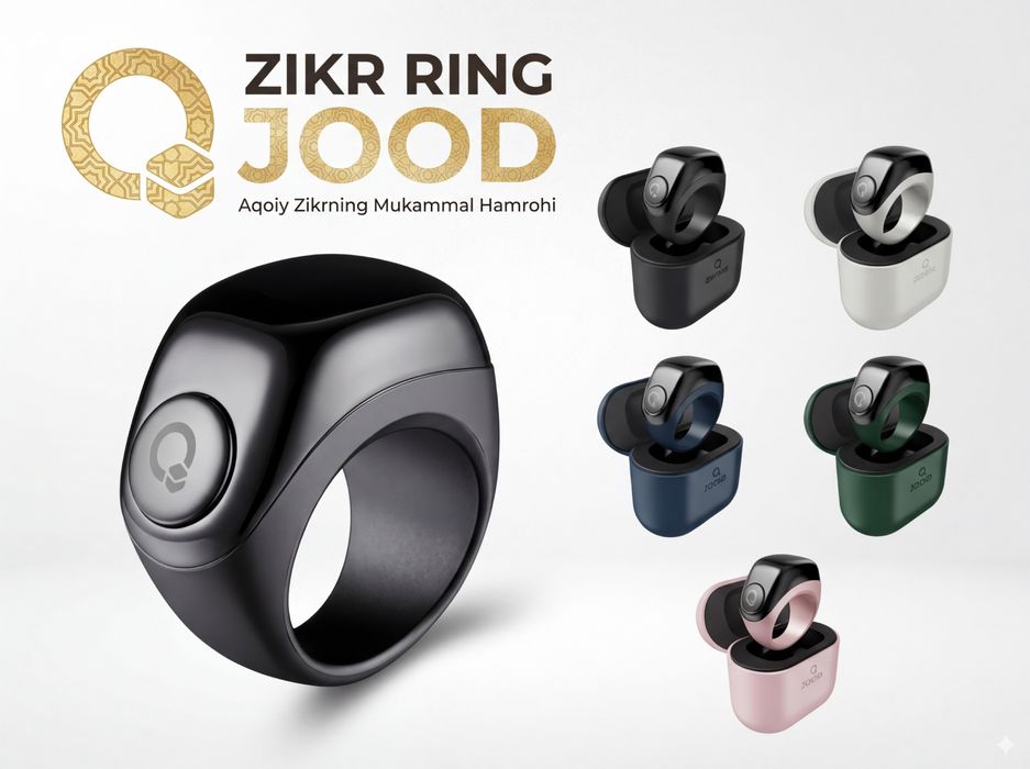 Zikr Ring Jood —кольцо-тасбих. Шагомер, счётчик калорий. Есть доставка