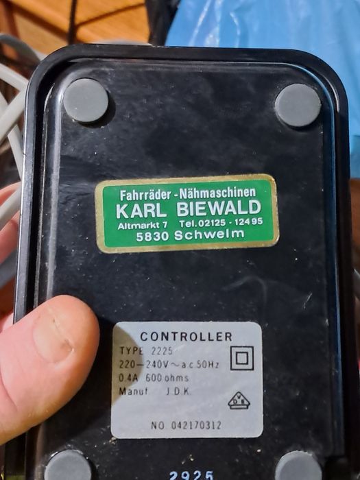 Оригинален педал за шевна машина Janome (работи отлично)