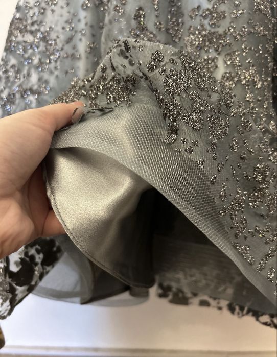 Rochie de ocazie lunga stil printesa, rochie nasa, botez, marimea 42