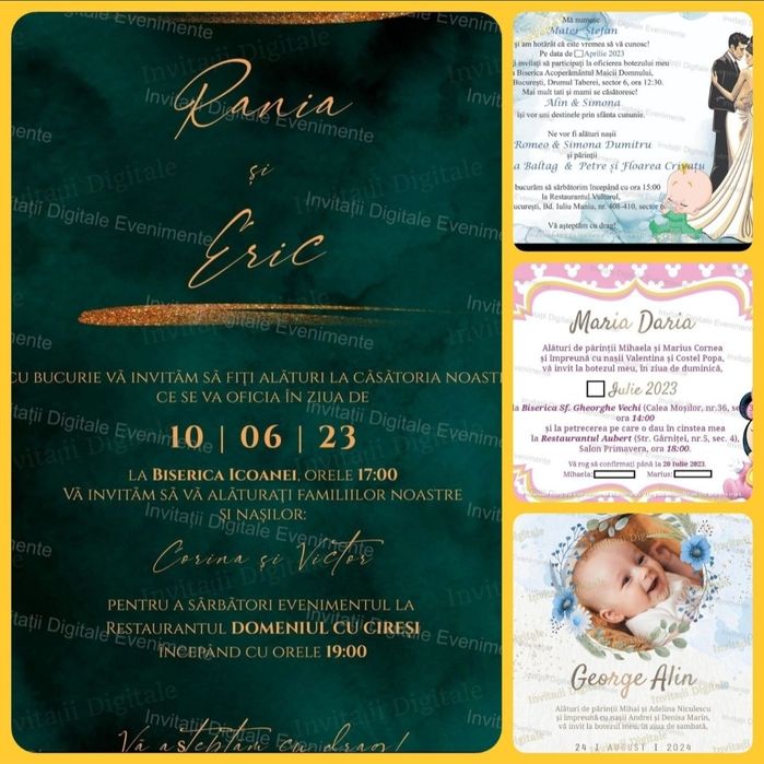 Cabina foto si invitatii evenimente