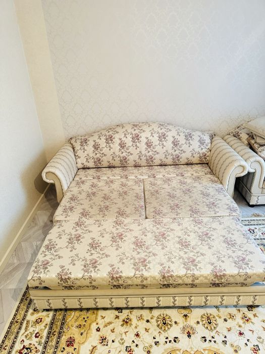 Диван и 2 кресла, трансформер, новая