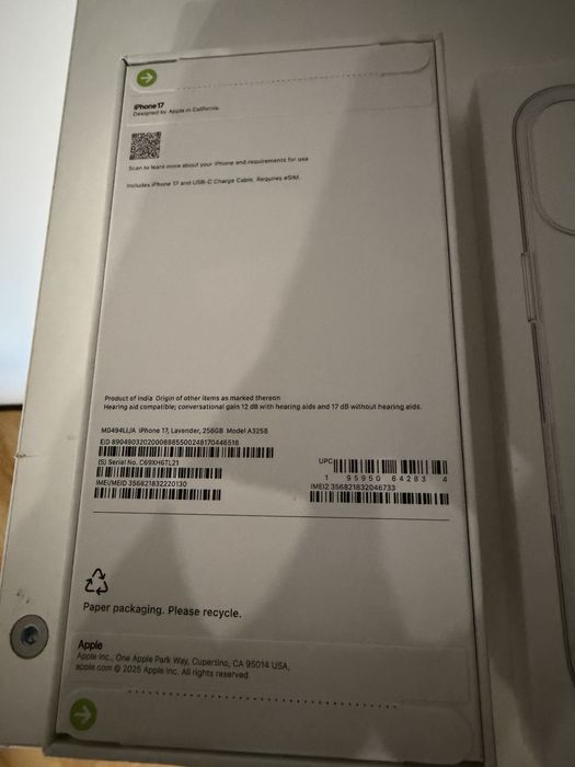 Iphone 17 esim original