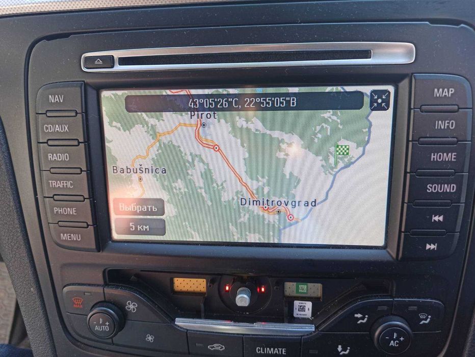 ФОРД 2022 SD карта за навигация FORD MCA ъпдейт map BG Турция  Mondeo