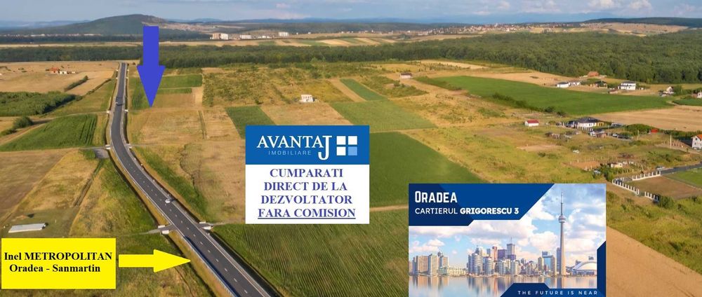 Parcele teren 500 m2 în cartierul GRIGORESCU 3 Oradea ( PUZ)