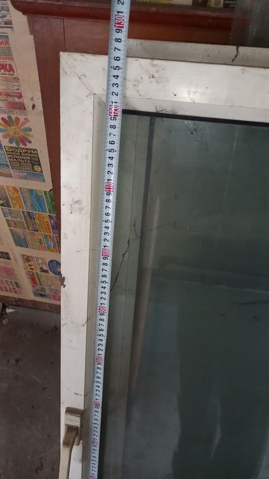 Окна целые б/у пластик