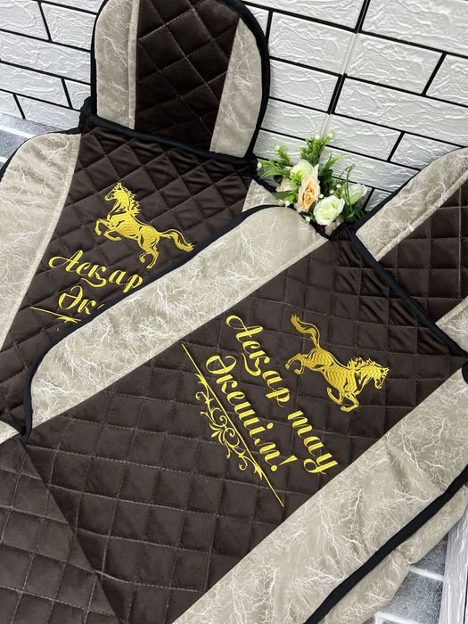 Именные подарки, халаты, авточехлы, полотенца