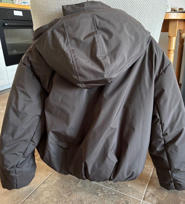 Пухено яке Zara (S) - шоколадов цвят