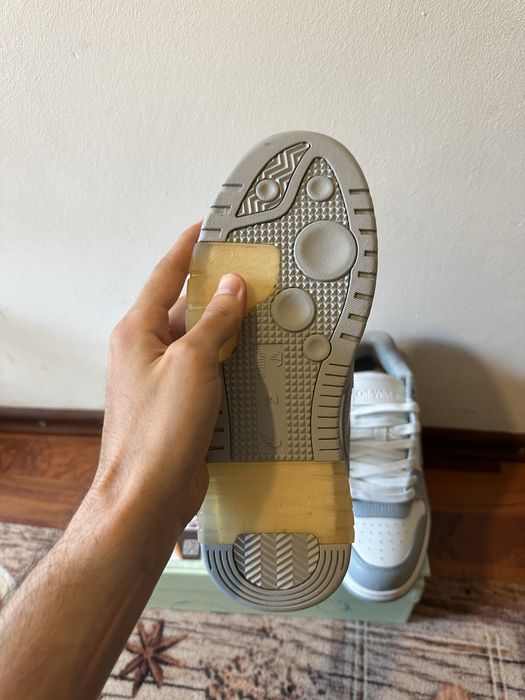 OFF-White Out Of Office OOO Low Tops Grey White