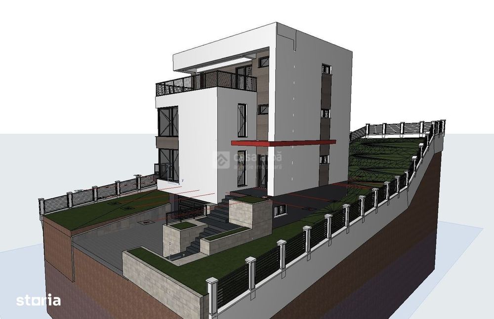 Bucium - LIDL, teren cu autorizatie constructie S+P+2E, toate utilitat