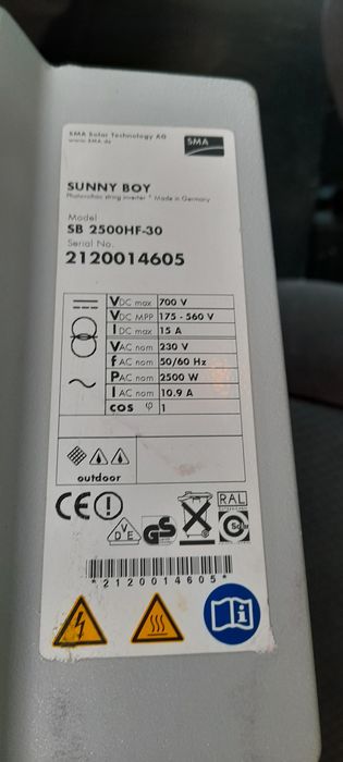 Invertor solar 2500w SMA