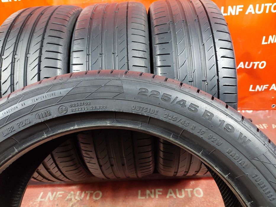 Anvelope de VARA - 225/45/19 - Continental  7 - 5.35 MM DOT 2019 RFT !