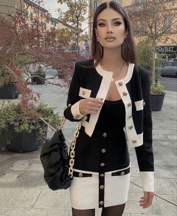 Бандажна рокля и бандажен костюм от 3 части