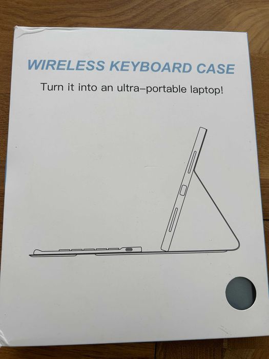 Case (husa) + Tastatură iPad compatibilă cu 10 (10,9 in), iluminata RGB
