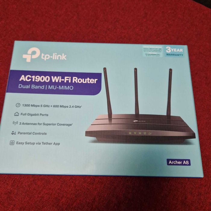 Рутер TP-Link Archer A8 AC1900 - Archer A8