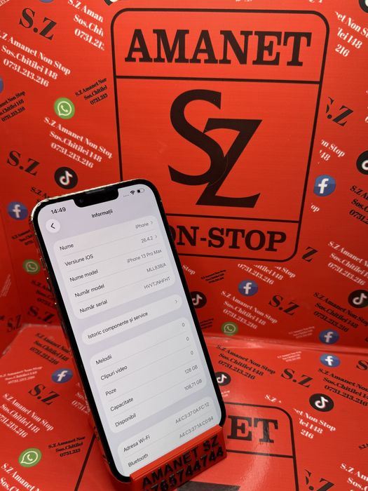 Iphone 13 Pro Max Amanet SZ Non Stop