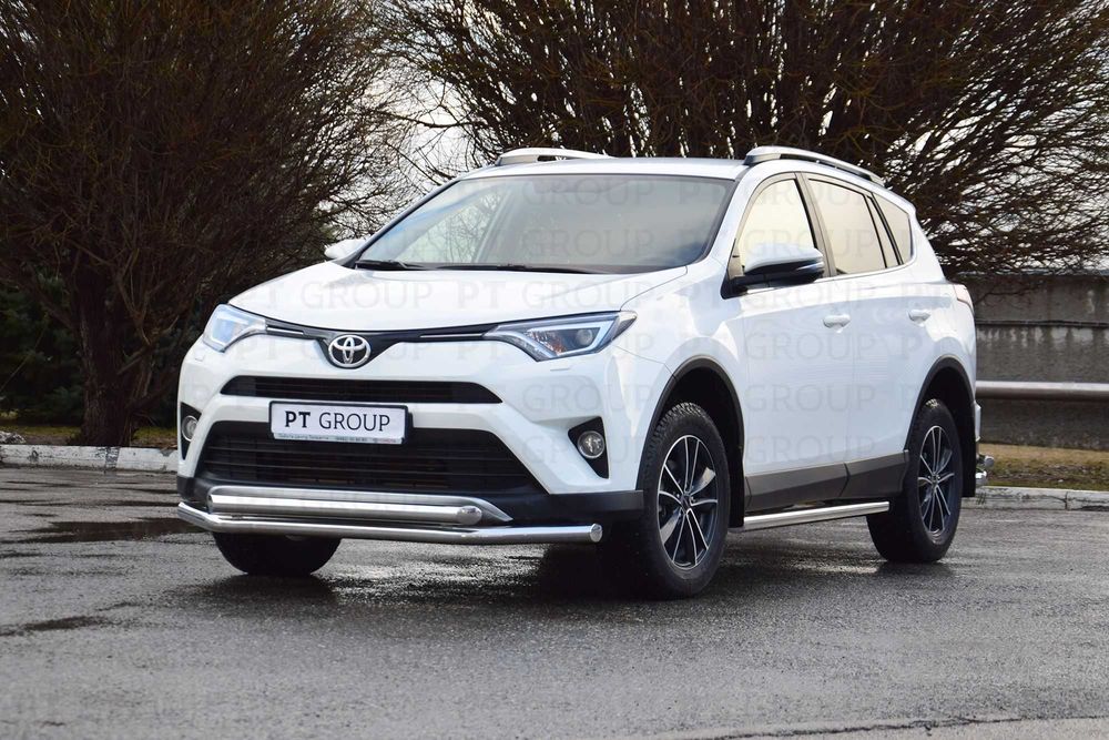 Защита порогов для TOYOTA RAV4 от 2013 до 2018 г.в.