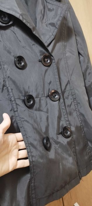 Черно дамско яке/тренч