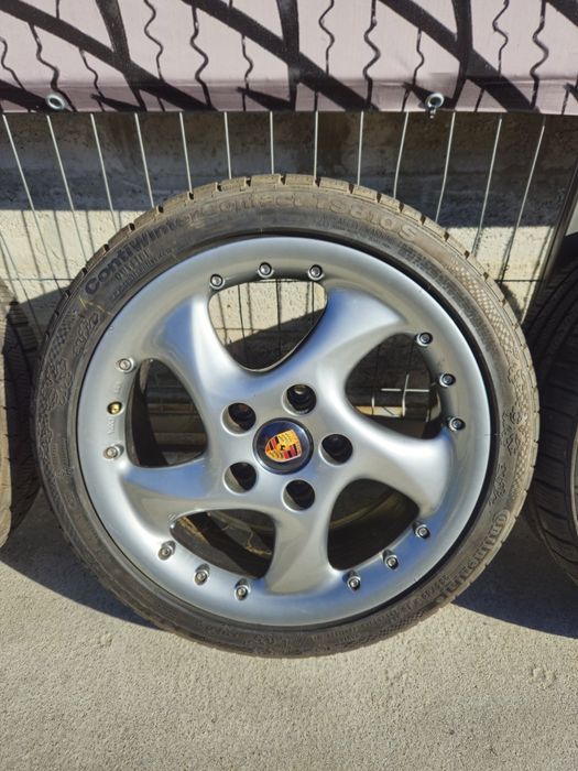 Джанти eMotion Wheels 18цола 5х130  8j et52 на 10j et60 Porsche