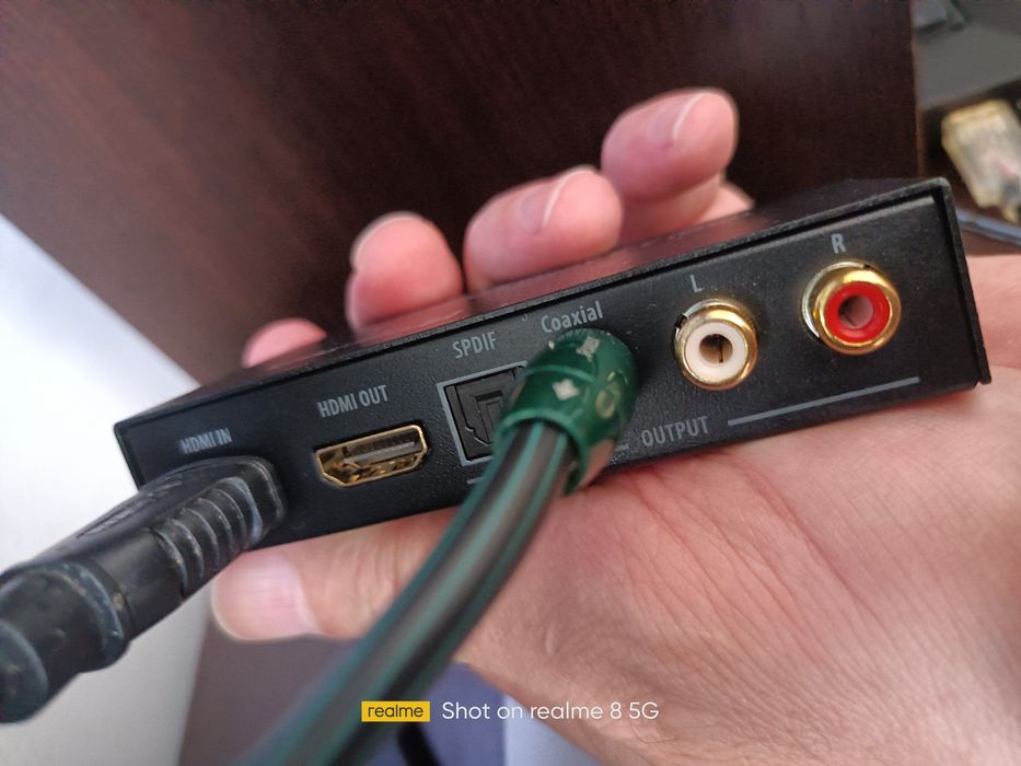 HDMI 2.0 Audio Extractor 4k HDR(defectă)