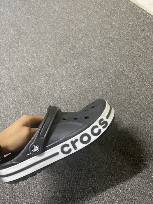 crocs bayaband clog, в черном цвете
