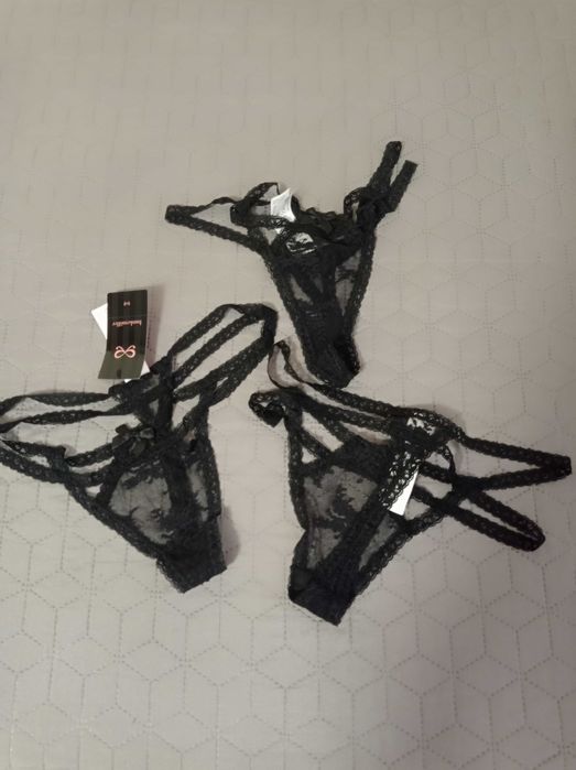 Дантелена танга - 3 чифта