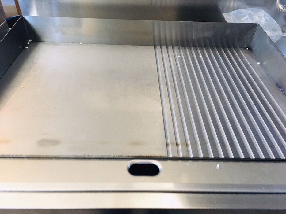 Скара плоча газова с фритюрник 2 уреда в едно