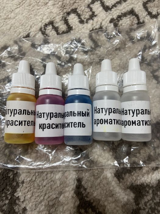 Красителий и ароматизаторы для слайма