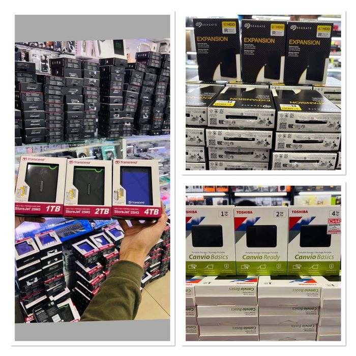 Hard Transcend Toshiba Seagate 1TB 2TB 4 TB внешний жесткий диск
