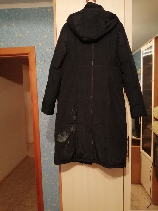 Плащ-пальто теплое